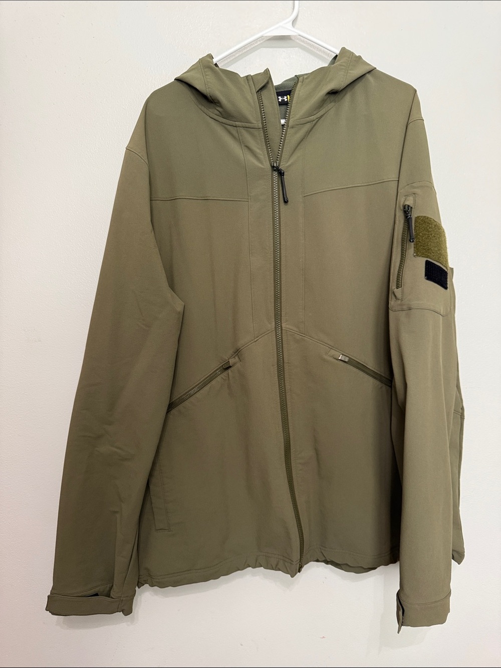 Under Armour Men's Olive Hooded Field Jacket